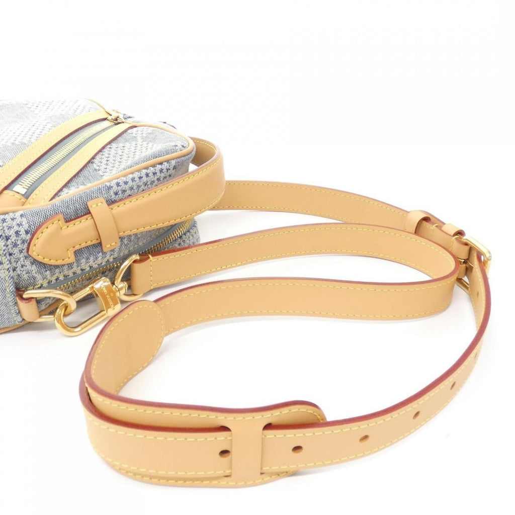 Louis Vuitton Blue Cotton Canvas Shoulder Bag