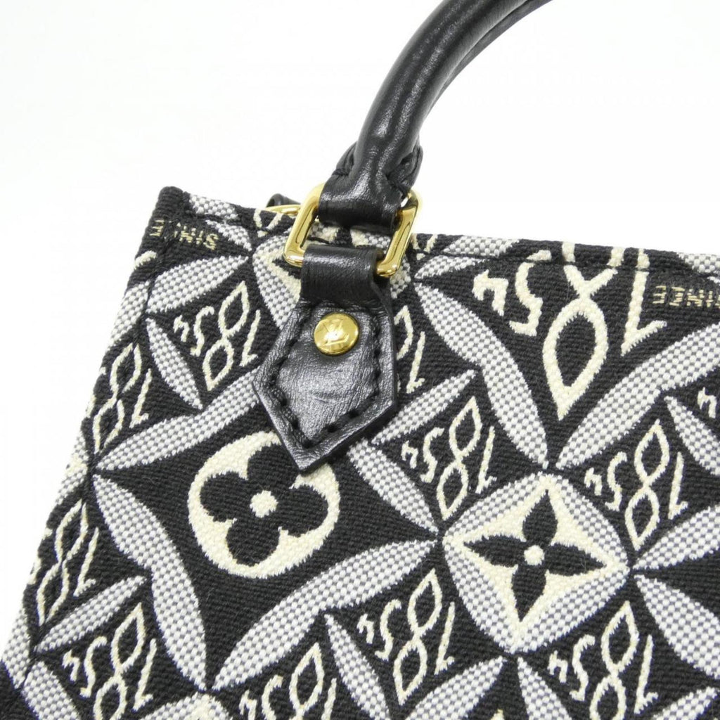 Louis Vuitton Black Jacquard Handbag
