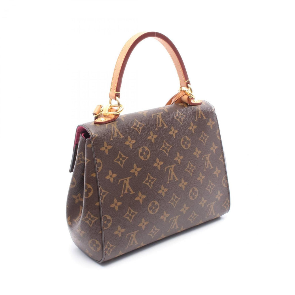 Louis Vuitton Brown Pvc Leather Handbag