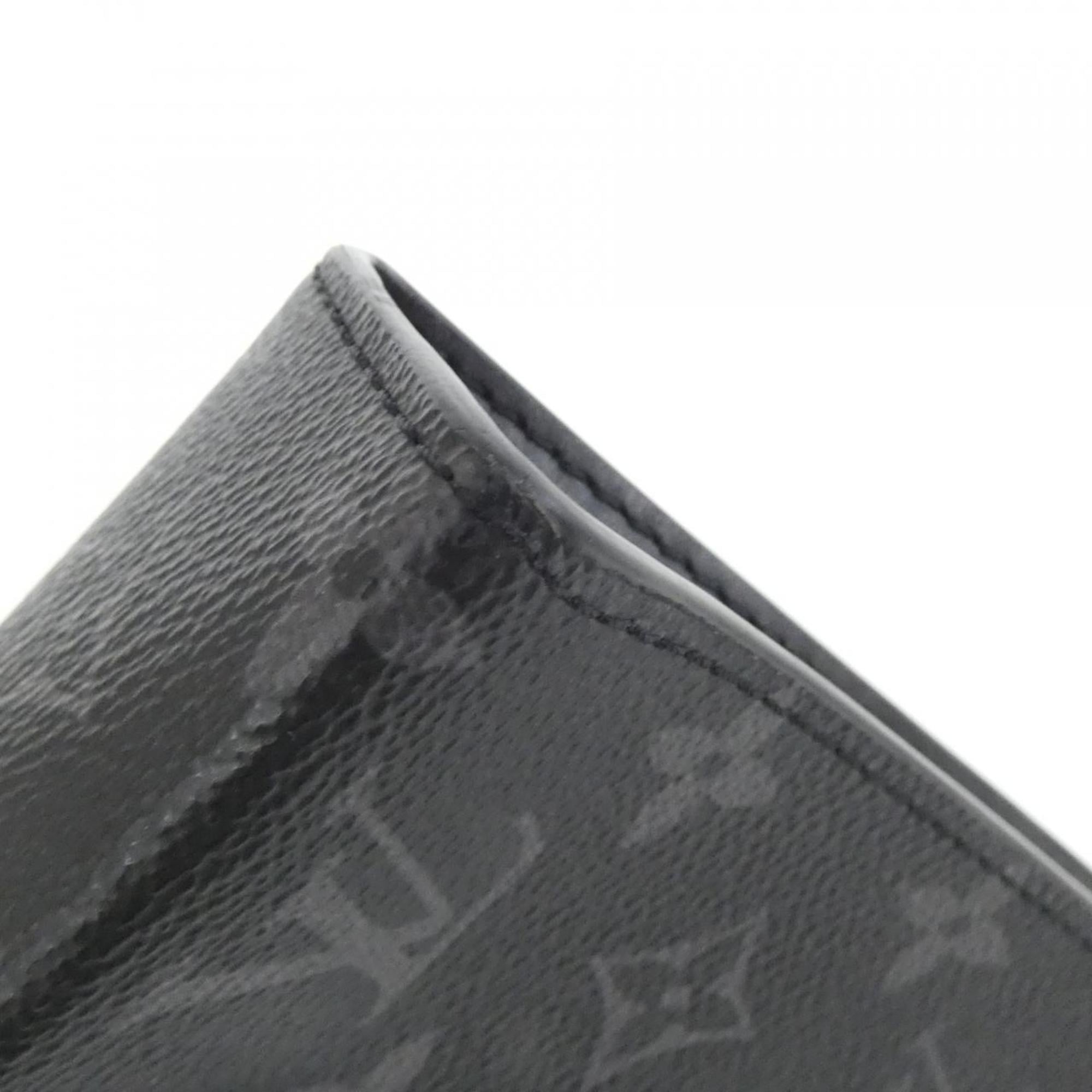 Louis Vuitton Black Gris Coated Canvas Pouch Shoulder Bag