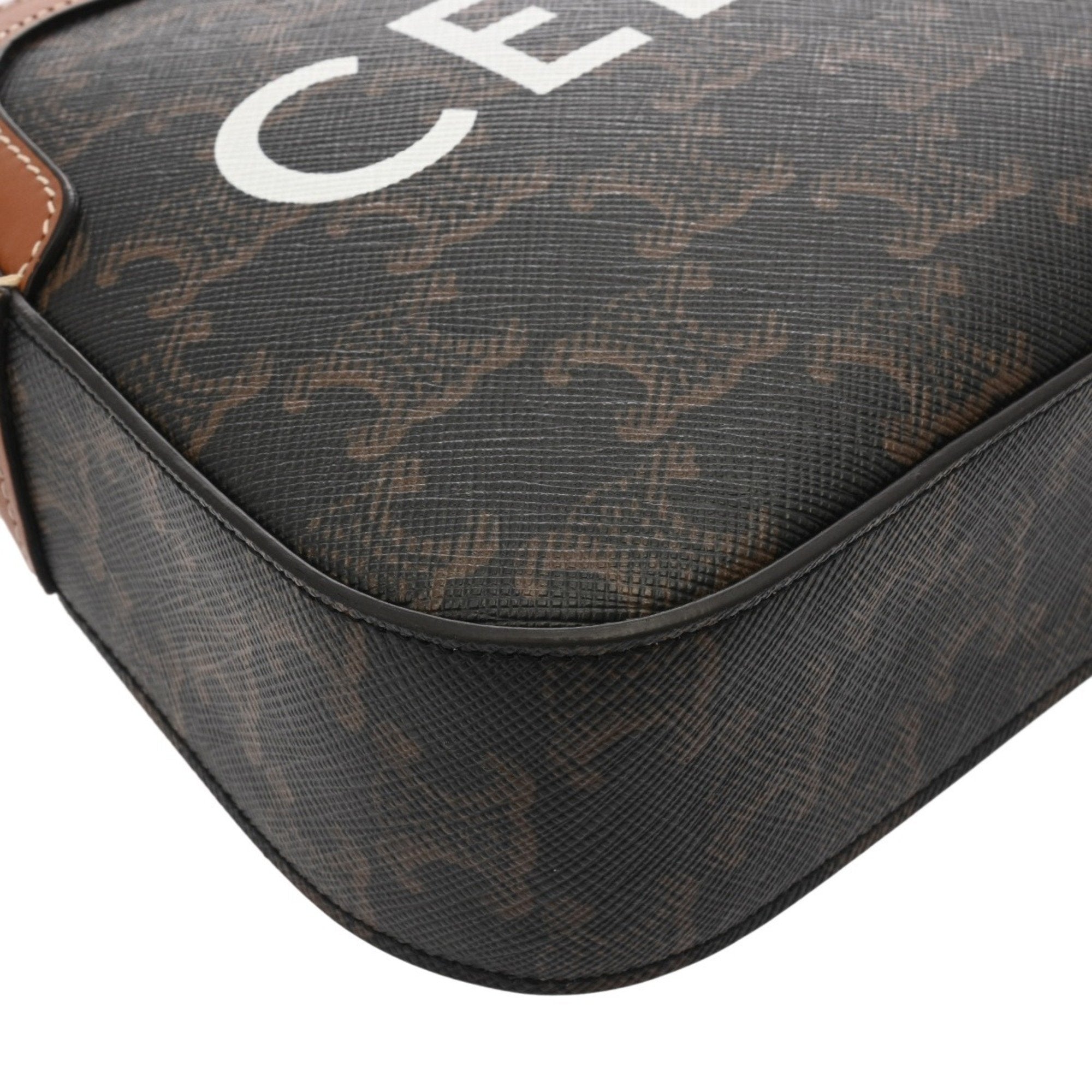 Celine Brown Pvc Shoulder Bag