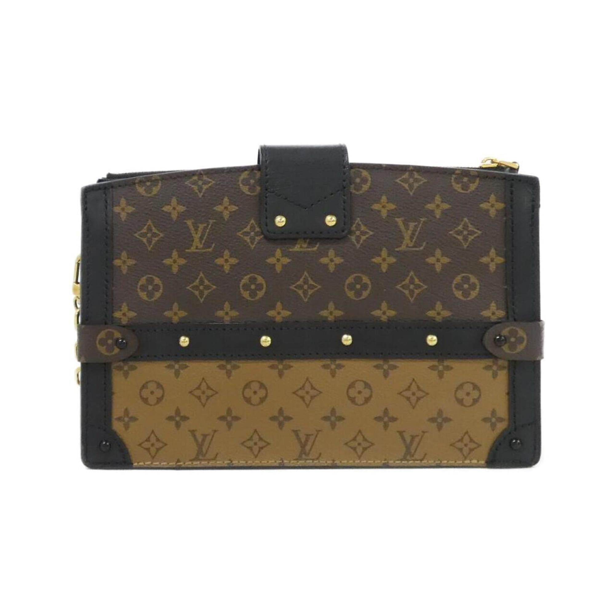 Louis Vuitton Marron Coated Canvas Shoulder Bag
