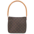 Louis Vuitton Brown Monogram Canvas Pvc Coated Canvas Leather Shoulder Bag