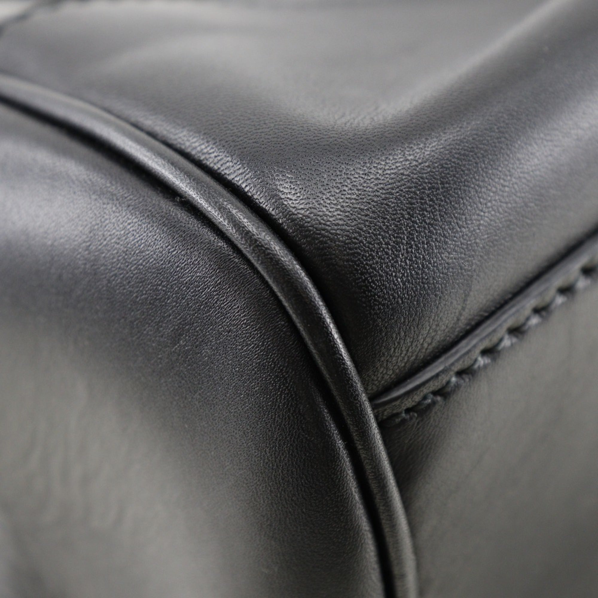 Bottega Veneta Black Leather Handbag