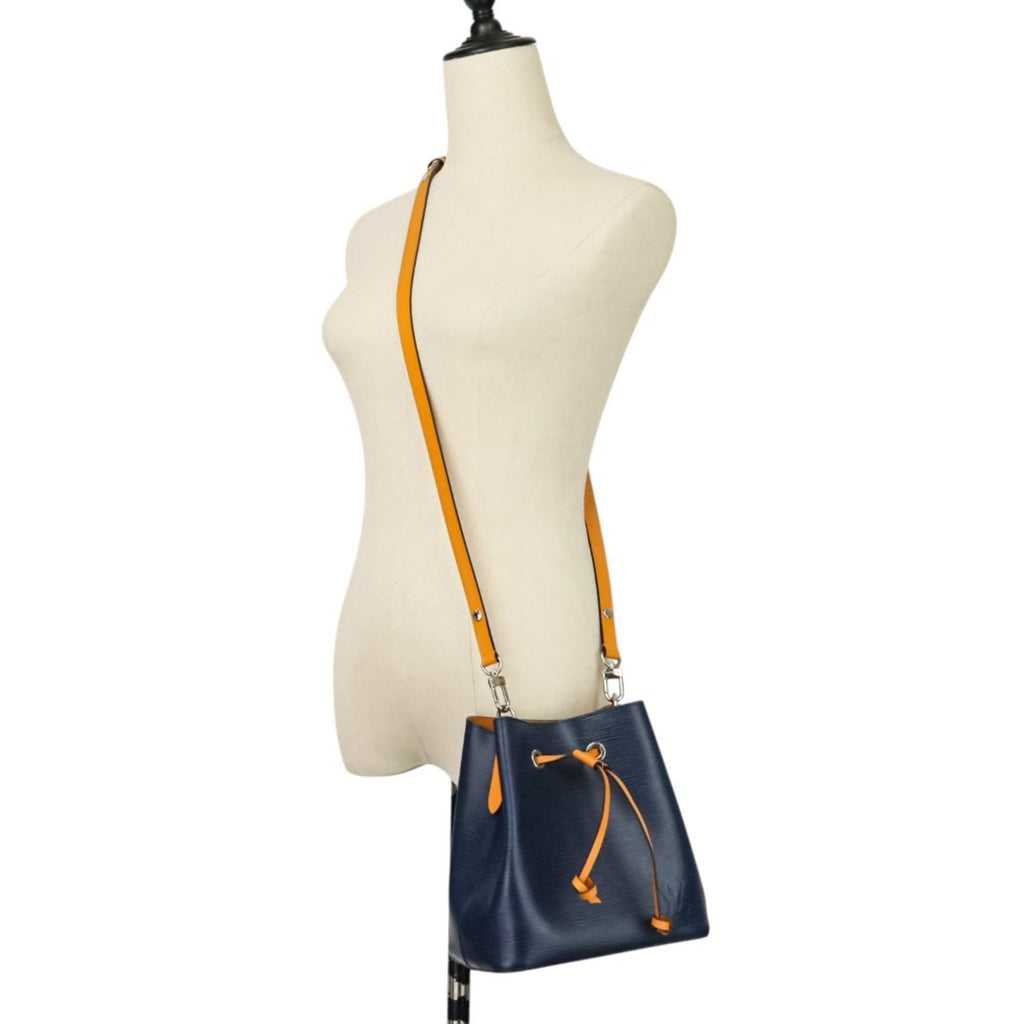 Louis Vuitton Indigo Navy Orange Saffron Handbag Shoulder Bag
