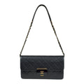 Chanel Black Leather Shoulder Bag