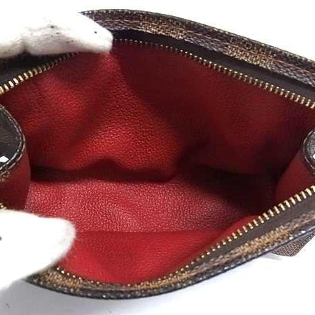 Louis Vuitton Damier Brown Damier Canvas Ebene Pouch