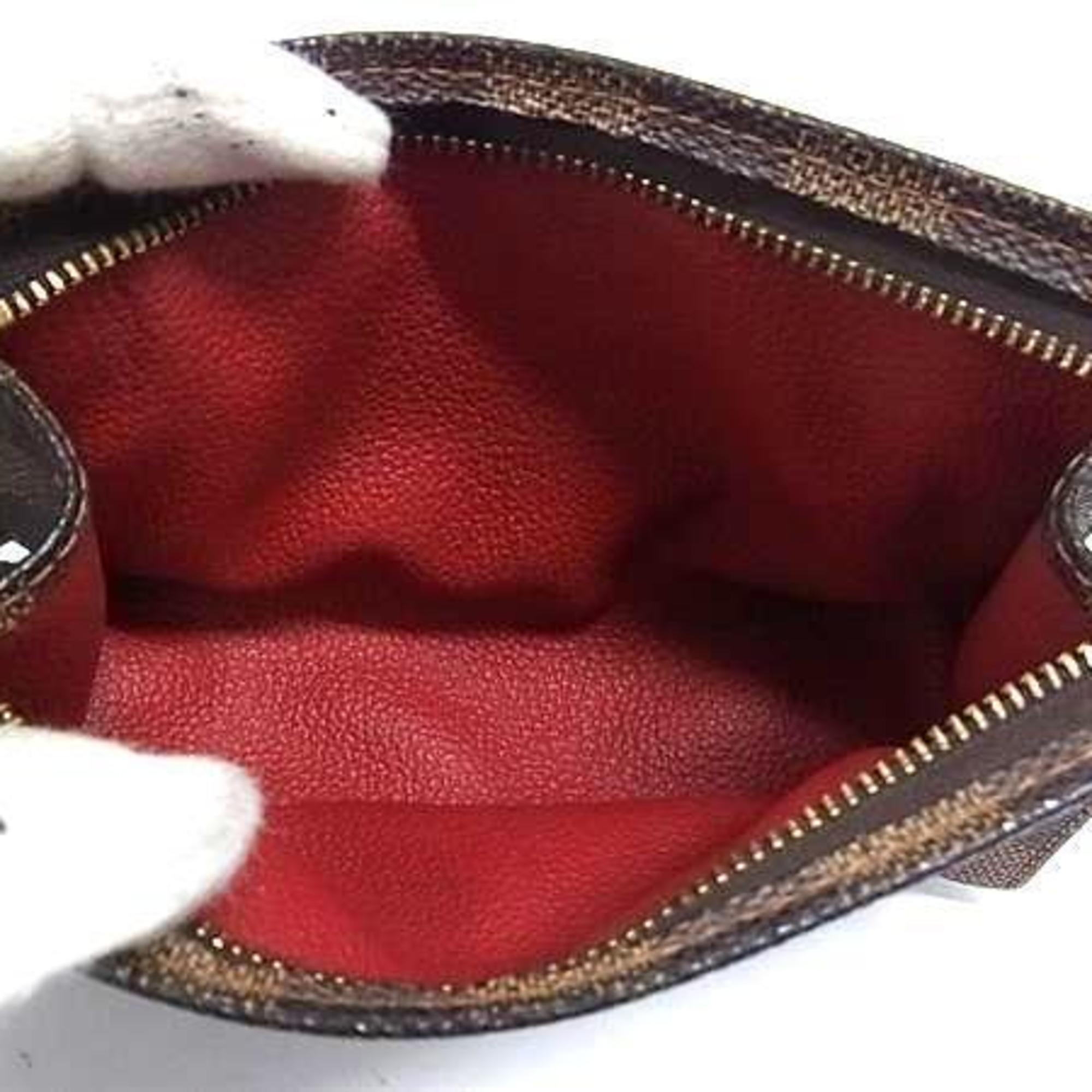 Louis Vuitton Damier Brown Damier Canvas Ebene Pouch