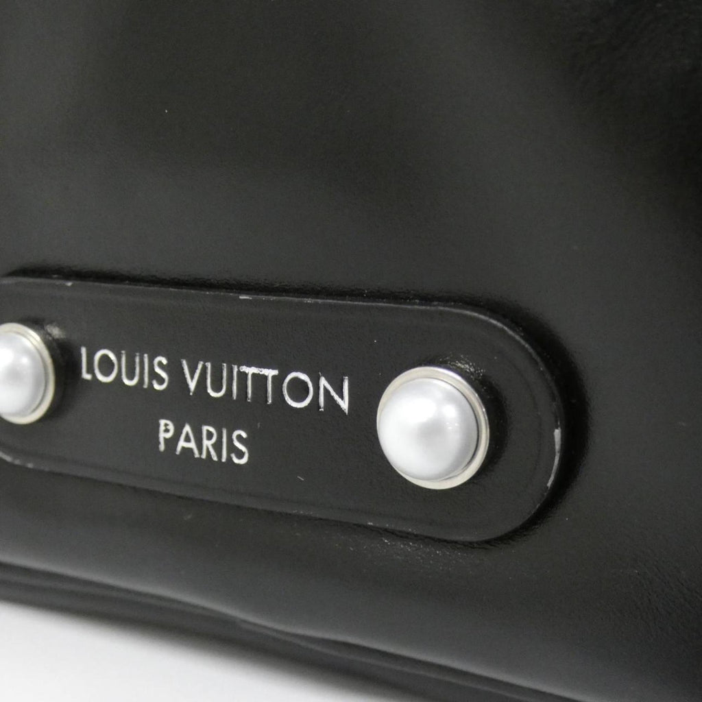 Louis Vuitton Black Leather Shoulder Bag