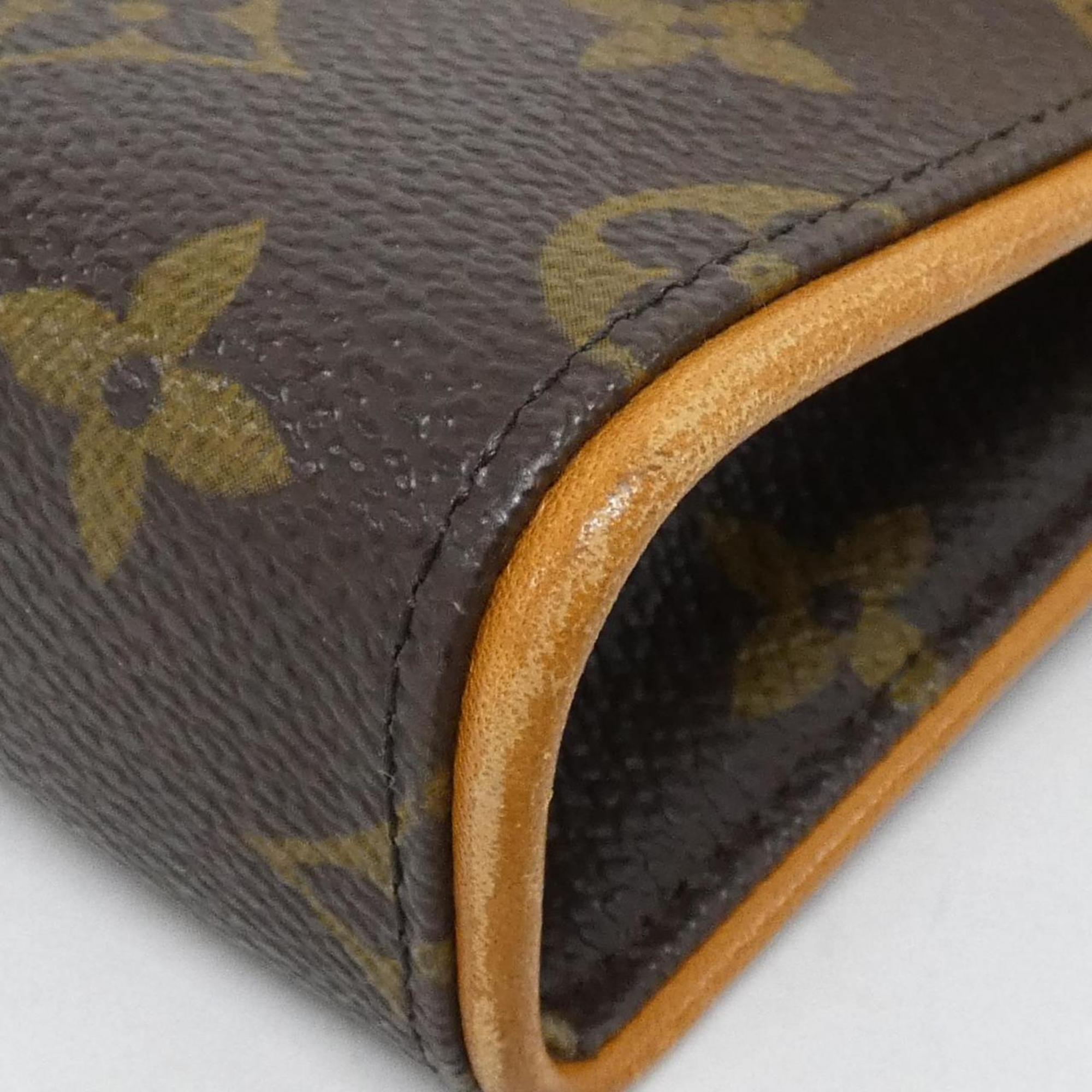 Louis Vuitton Brown Coated Canvas Fanny Pack Pochette