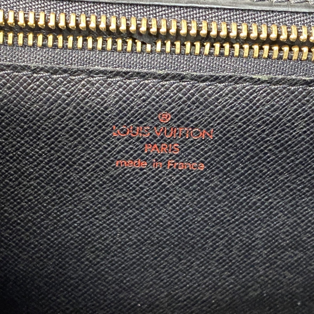 Louis Vuitton Black Noir Epi Leather Handbag Shoulder Bag