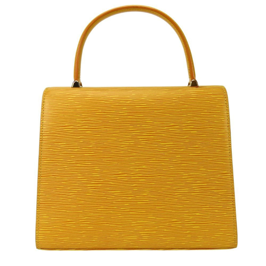 Louis Vuitton Epi Yellow Epi Leather Handbag