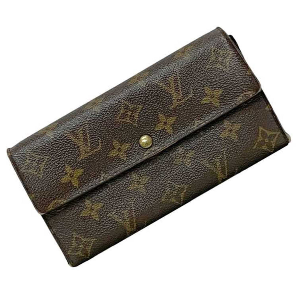 Louis Vuitton Brown Monogram Monogram Long Wallet