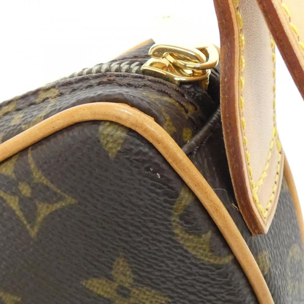 Louis Vuitton Marron Coated Canvas Pochette Shoulder Bag