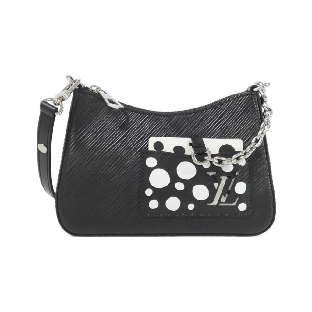 Louis Vuitton Black Leather Shoulder Bag