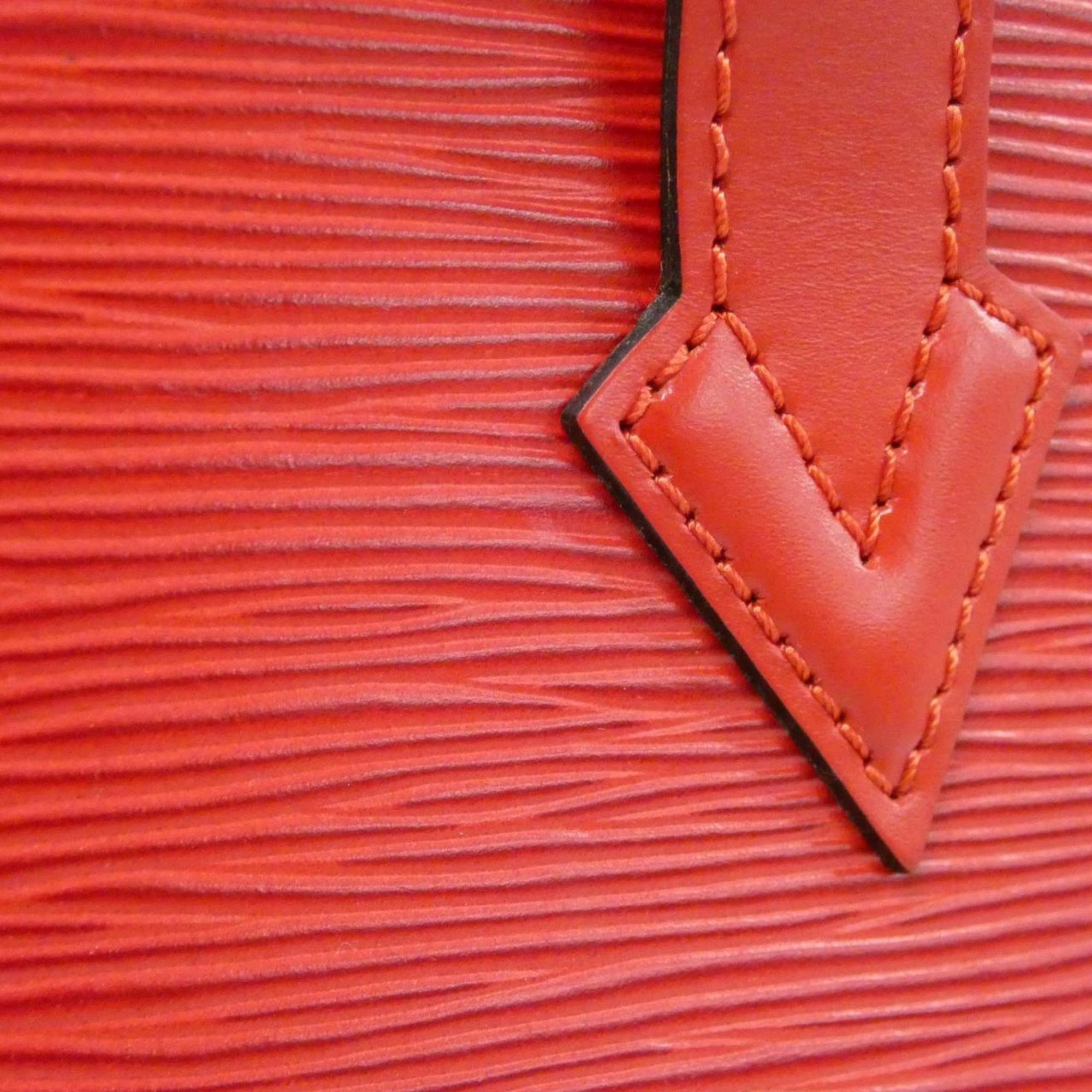 Louis Vuitton Red Color Leather Handbag