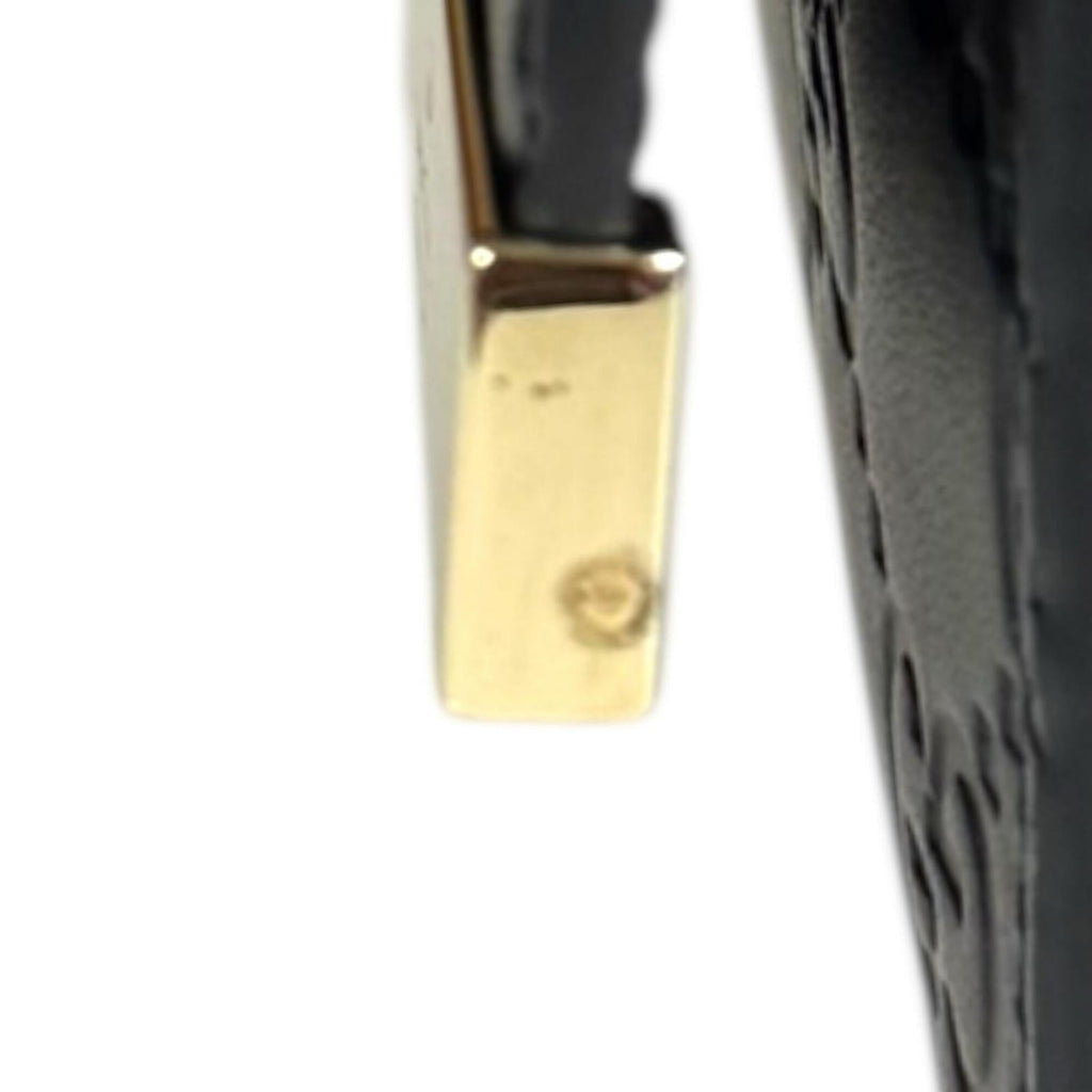 Gucci Black Leather Coin Purse/Coin Case (Pre-Owned)