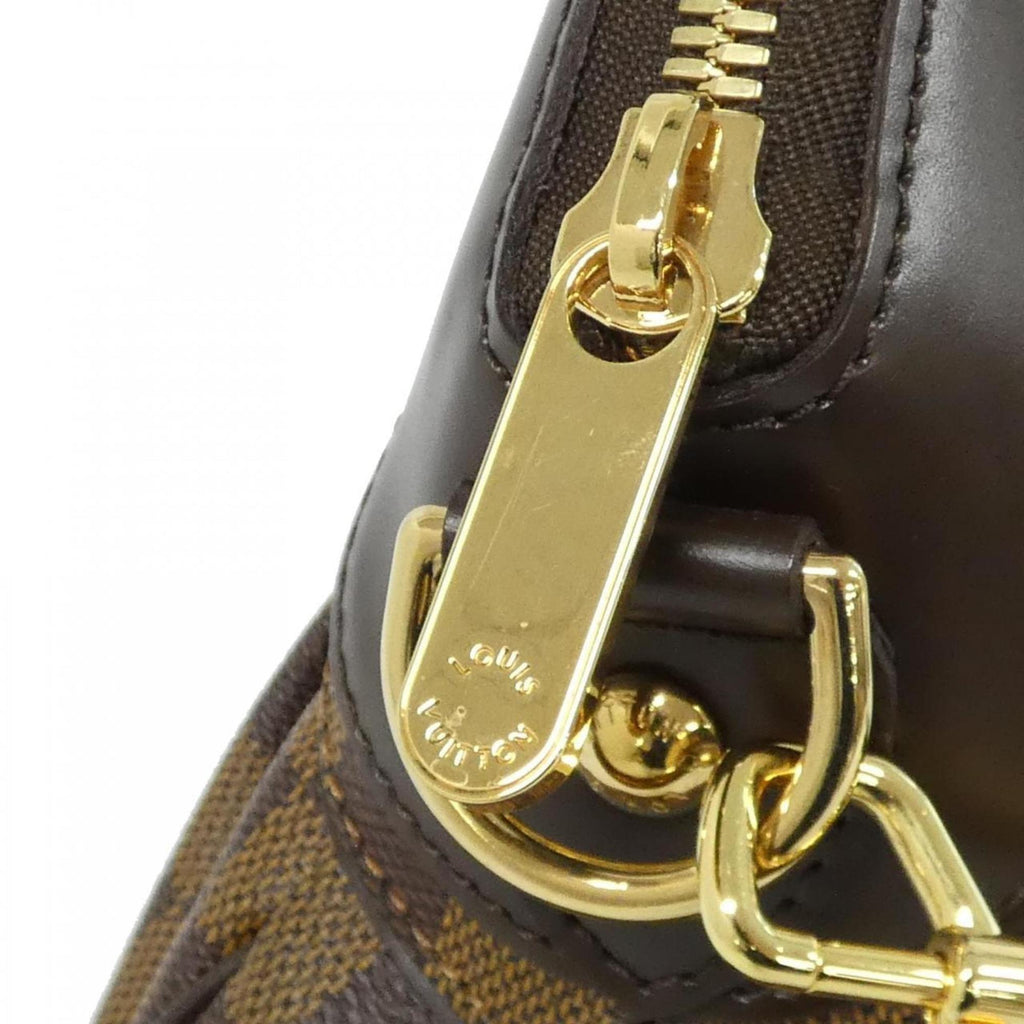 Louis Vuitton Brown Coated Canvas Handbag