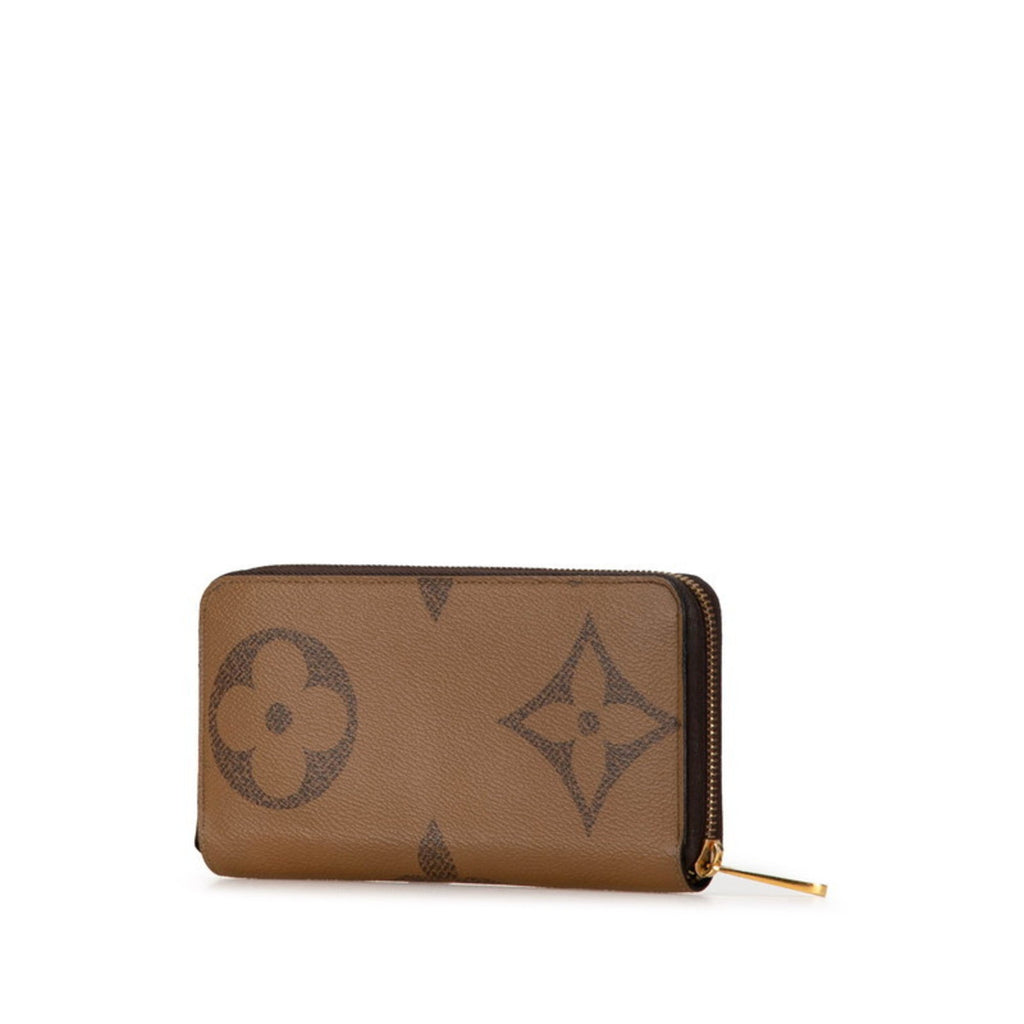 Louis Vuitton Brown Pvc Leather Long Wallet
