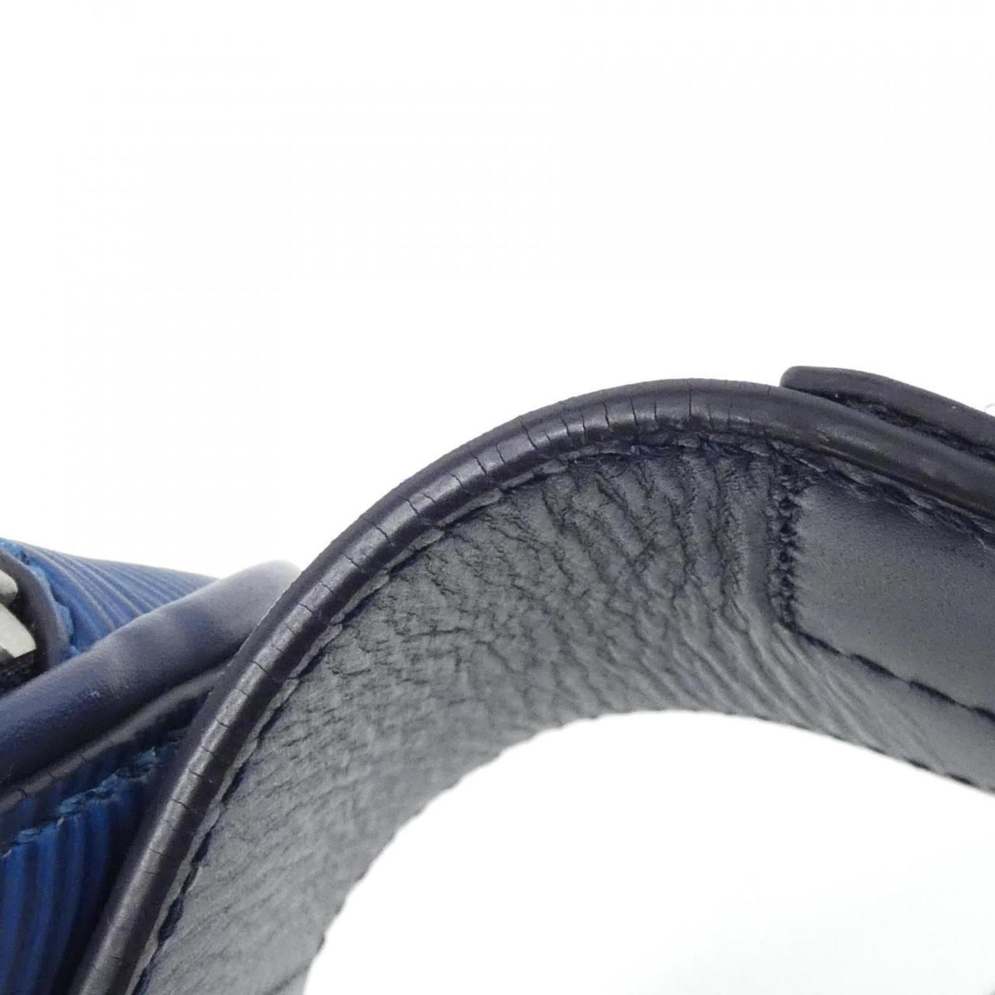 Louis Vuitton Epi Azur Blue Leather Shoulder Bag