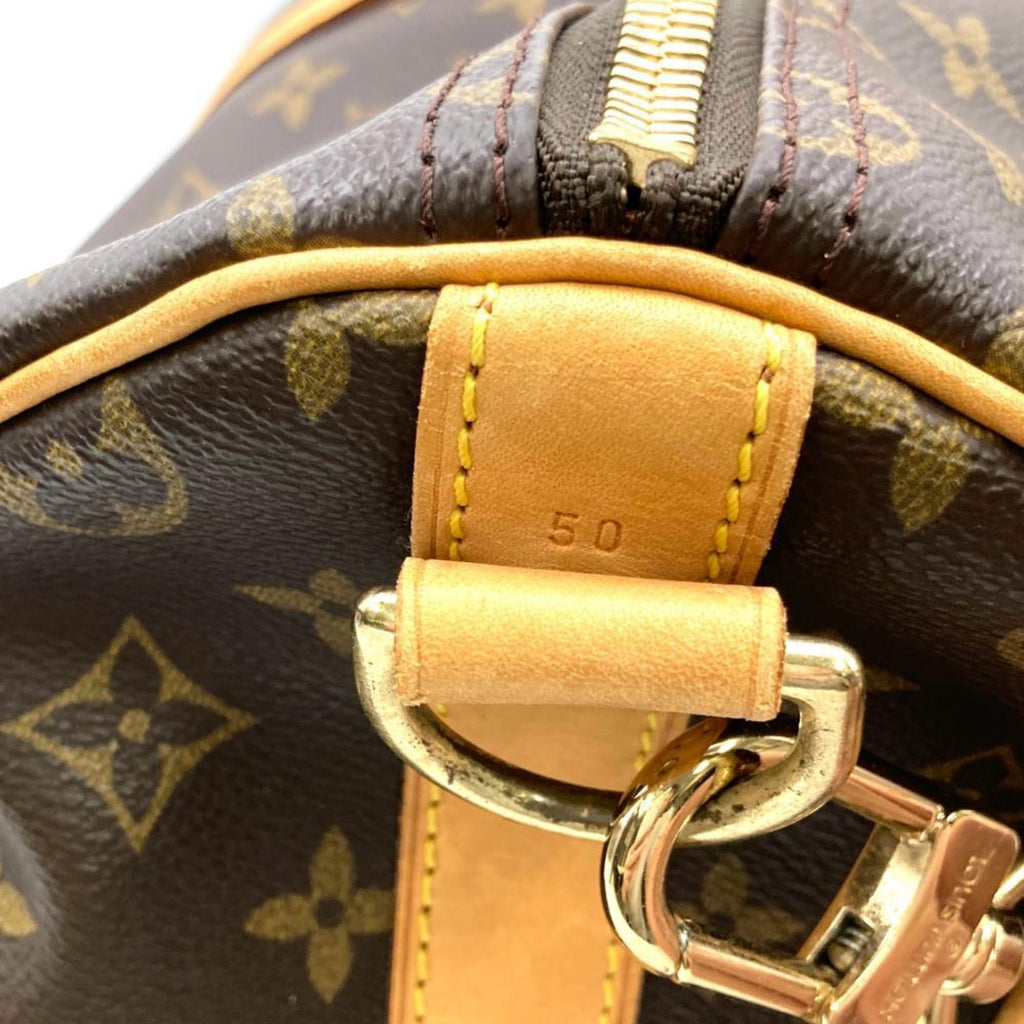 Louis Vuitton Monogram Brown Monogram Leather Boston Bag