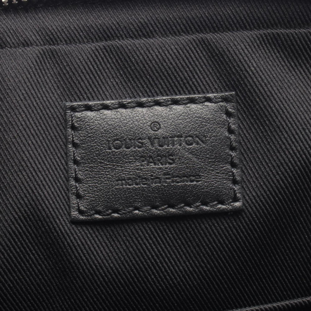 Louis Vuitton Black Gray Monogram Eclipse Coated Canvas Leather Handbag Shoulder Bag