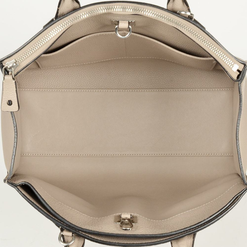 Louis Vuitton Beige Leather Handbag