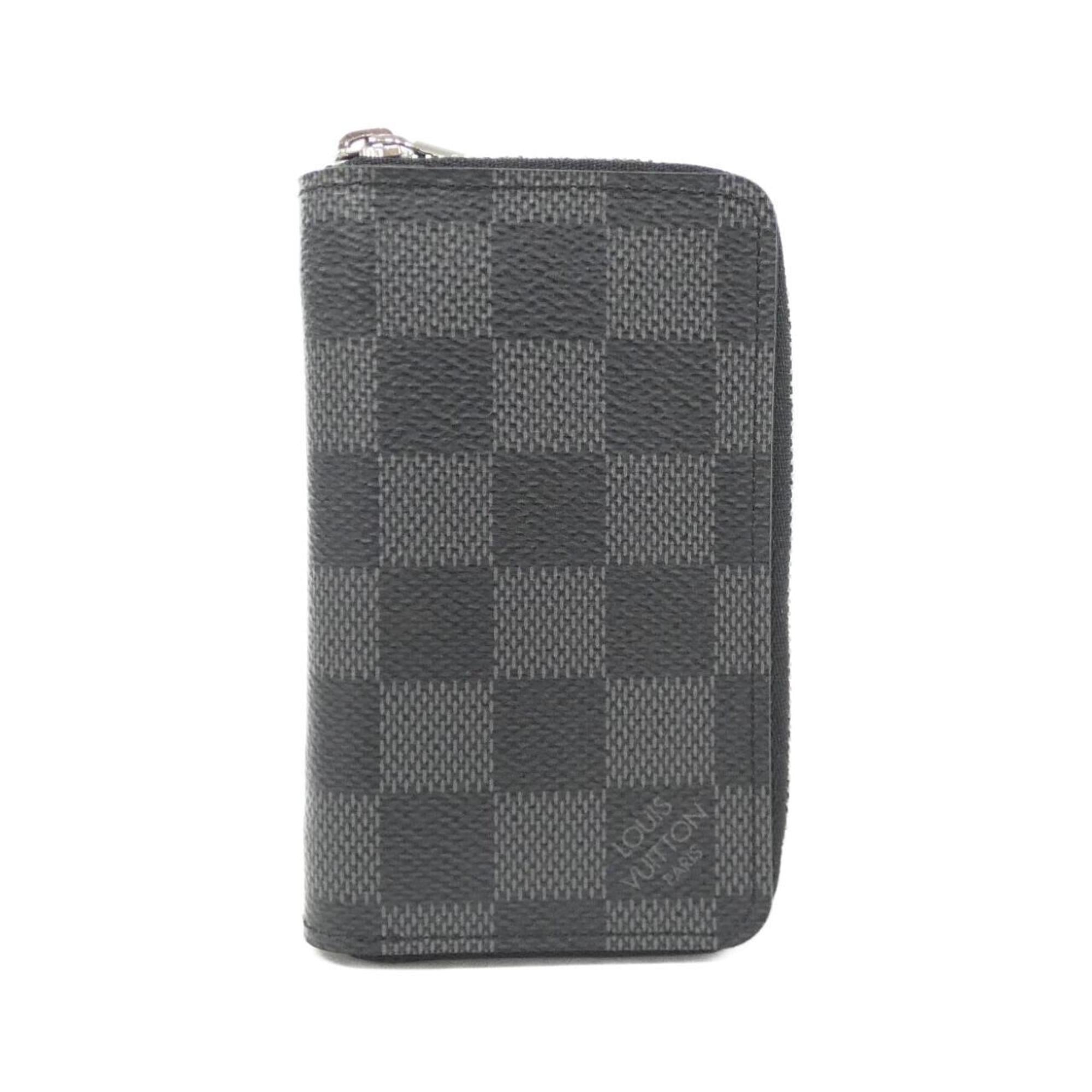 Louis Vuitton Graphite Coated Canvas Coin Purse/Coin Case