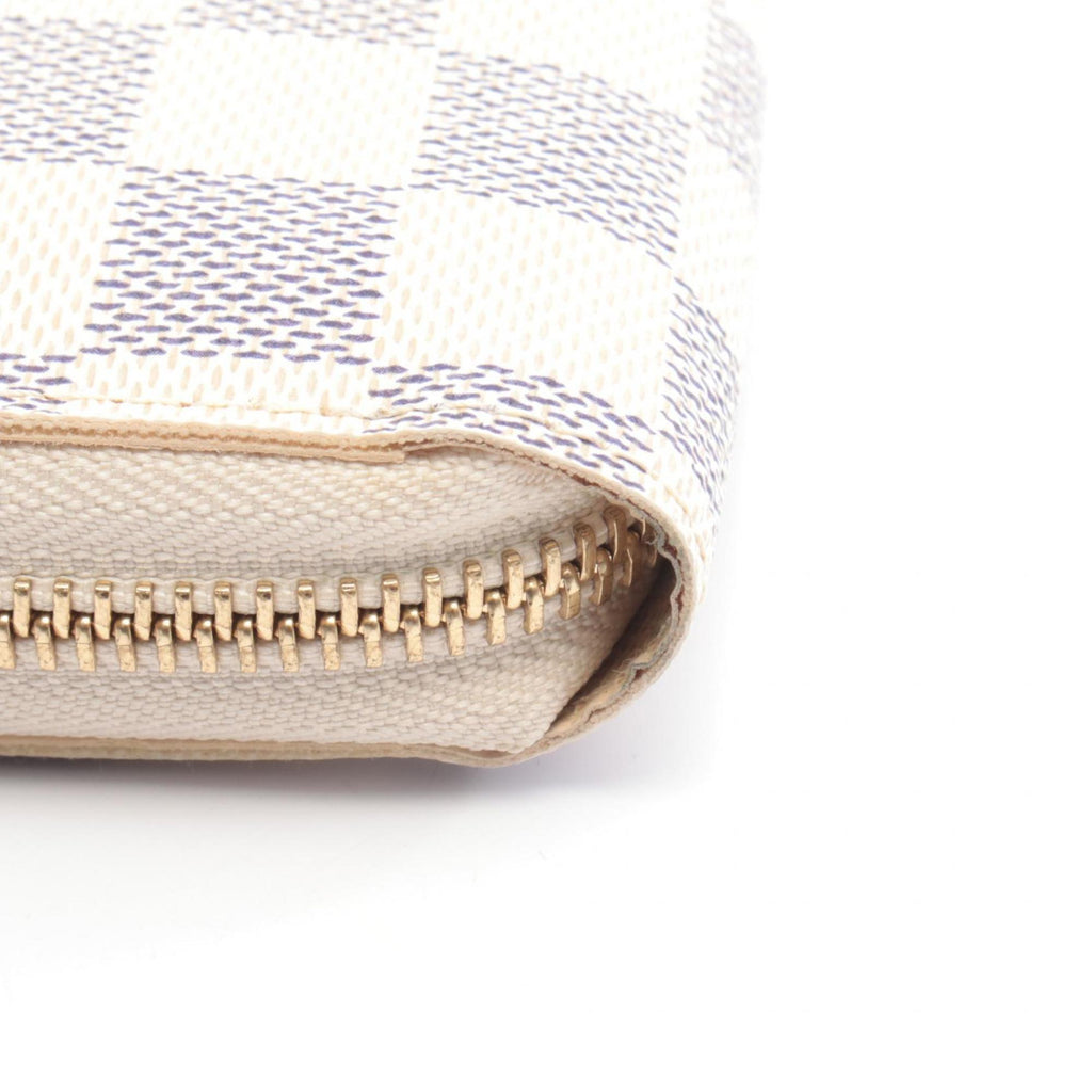 Louis Vuitton Damier Azur White Coated Canvas Long Wallet