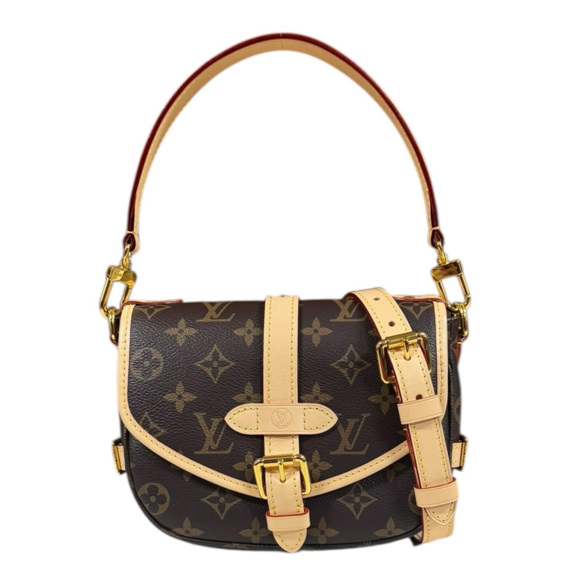 Louis Vuitton Brown Monogram Canvas Shoulder Bag