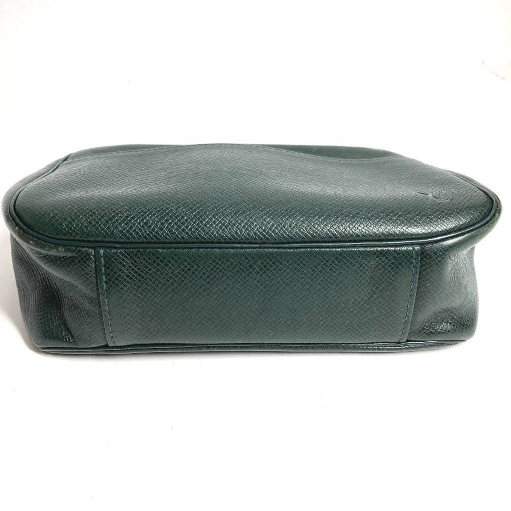 Louis Vuitton Episea Green Taiga Leather Clutch Bag Pouch