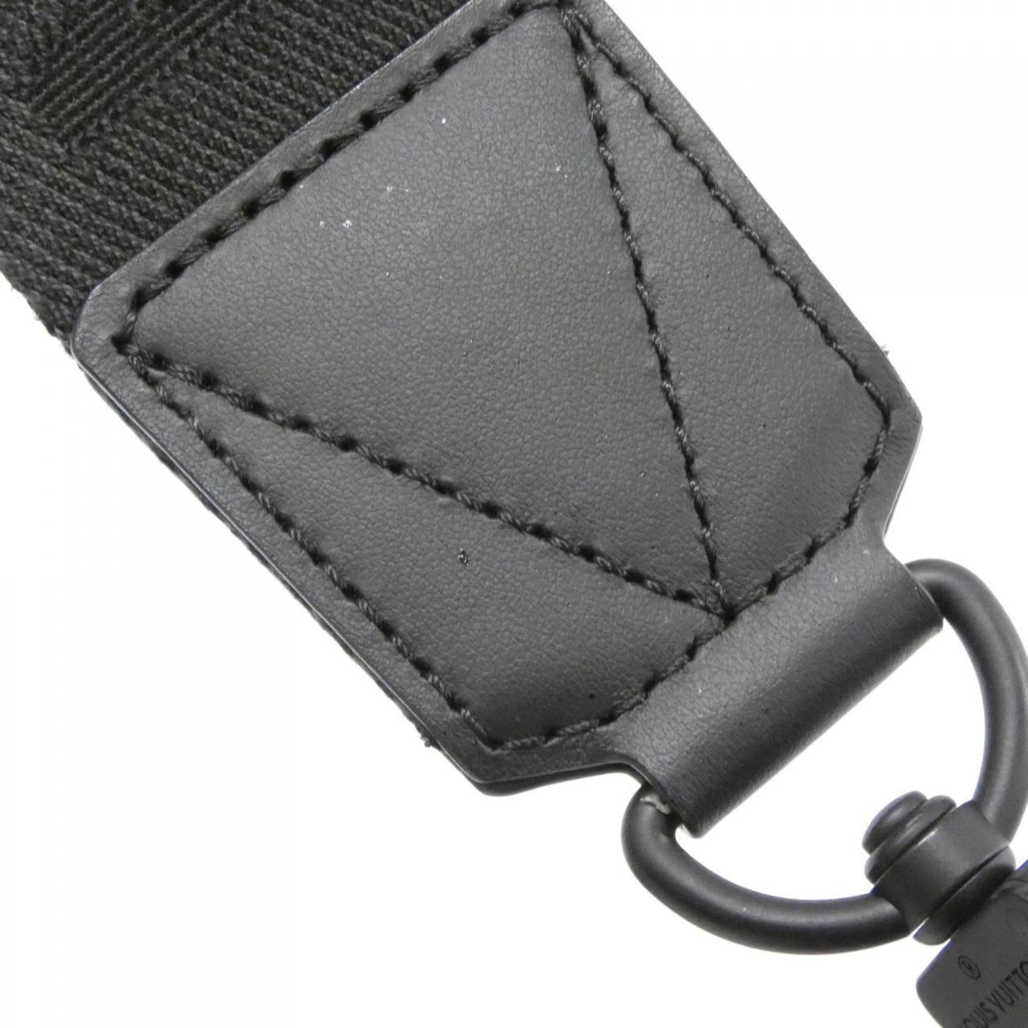 Louis Vuitton Black Leather Shoulder Bag