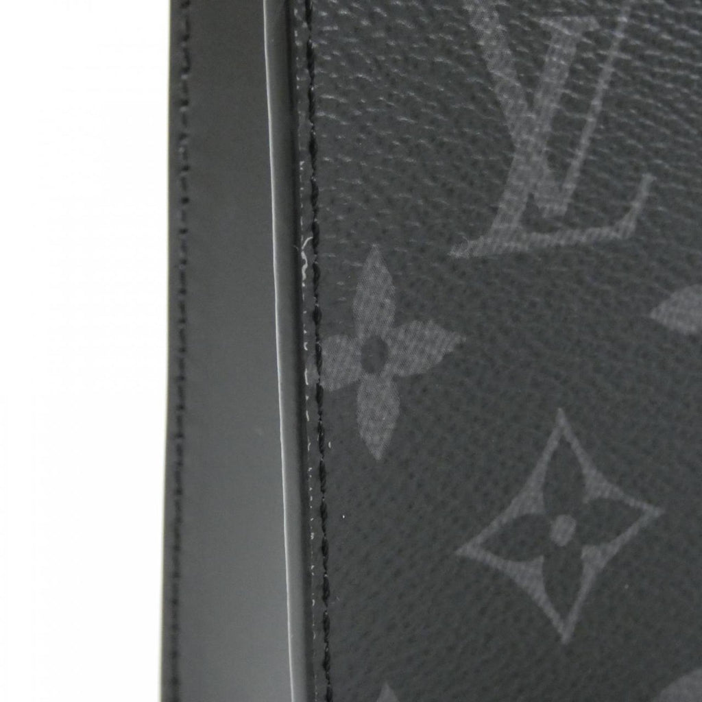 Louis Vuitton Black Gris Coated Canvas Pouch Shoulder Bag