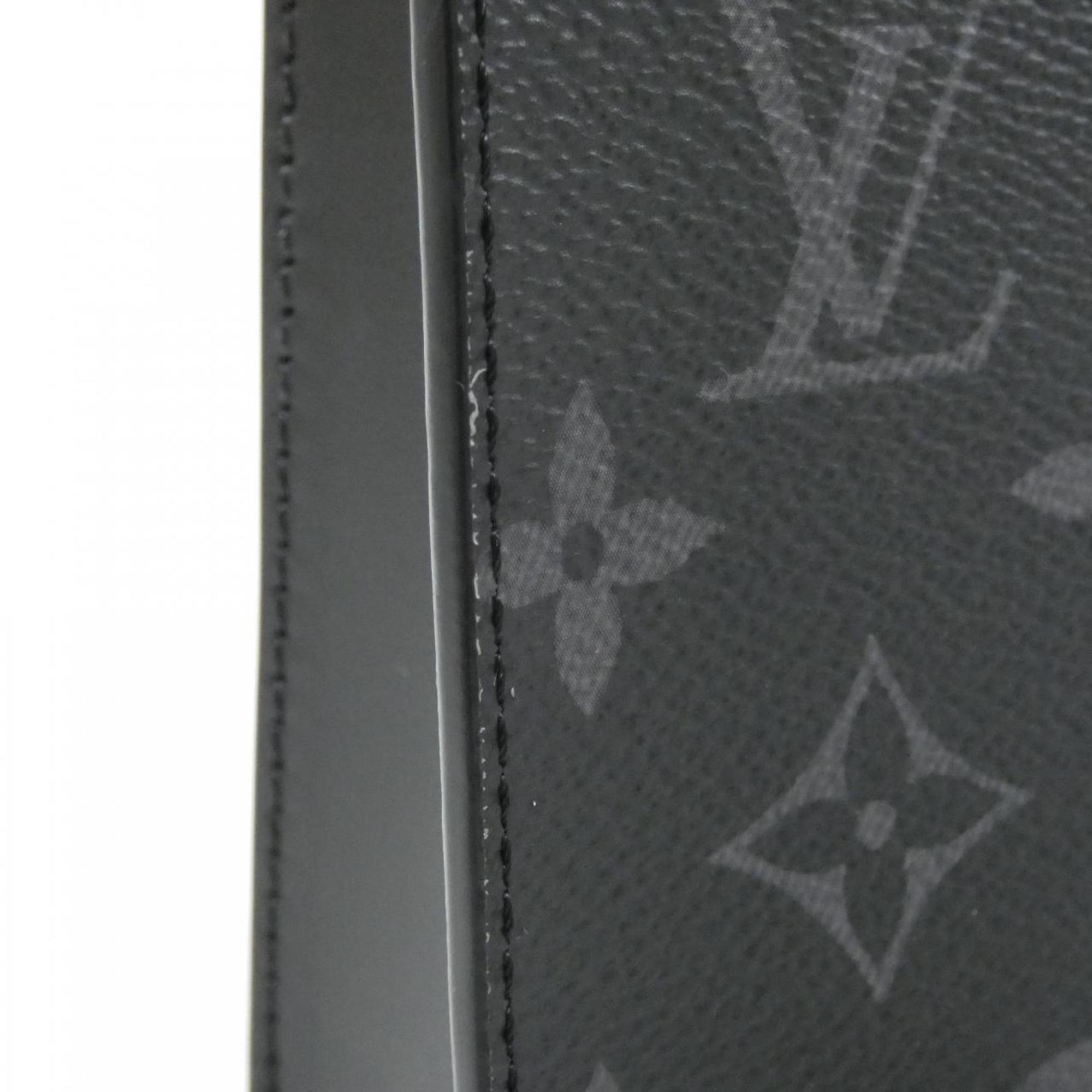 Louis Vuitton Black Gris Coated Canvas Pouch Shoulder Bag