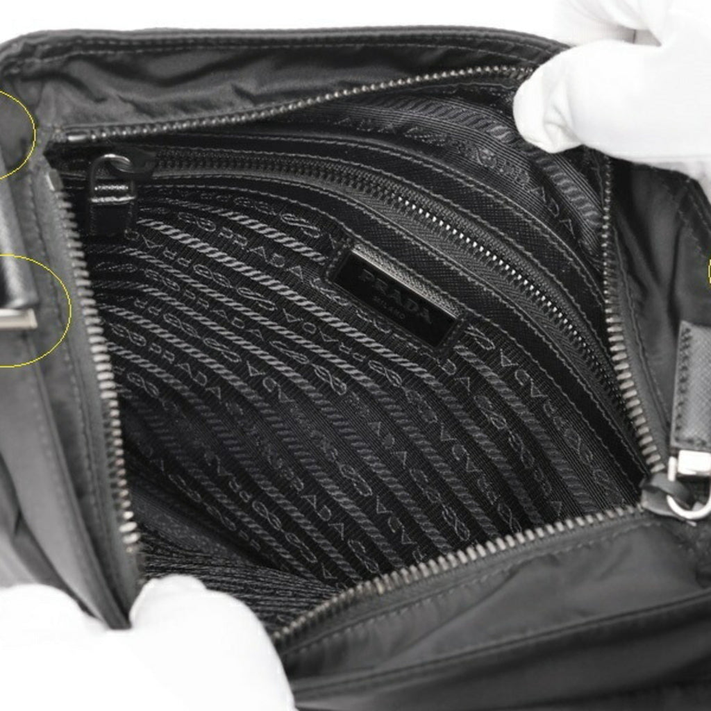 Prada Black Nylon Shoulder Bag