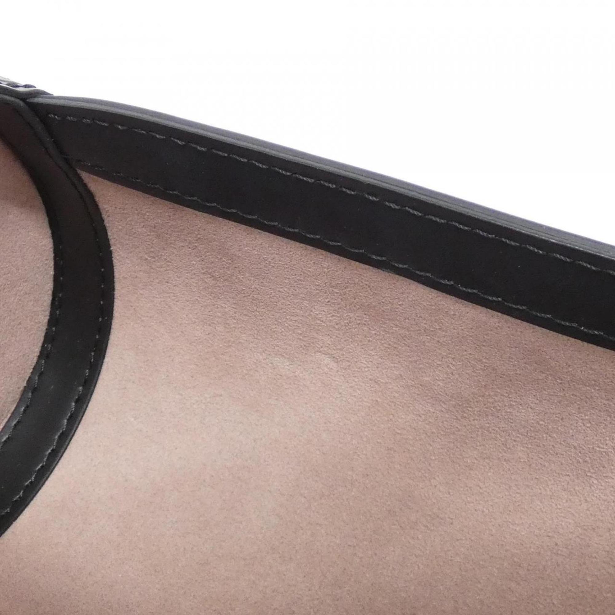 Louis Vuitton Black Leather Shoulder Bag