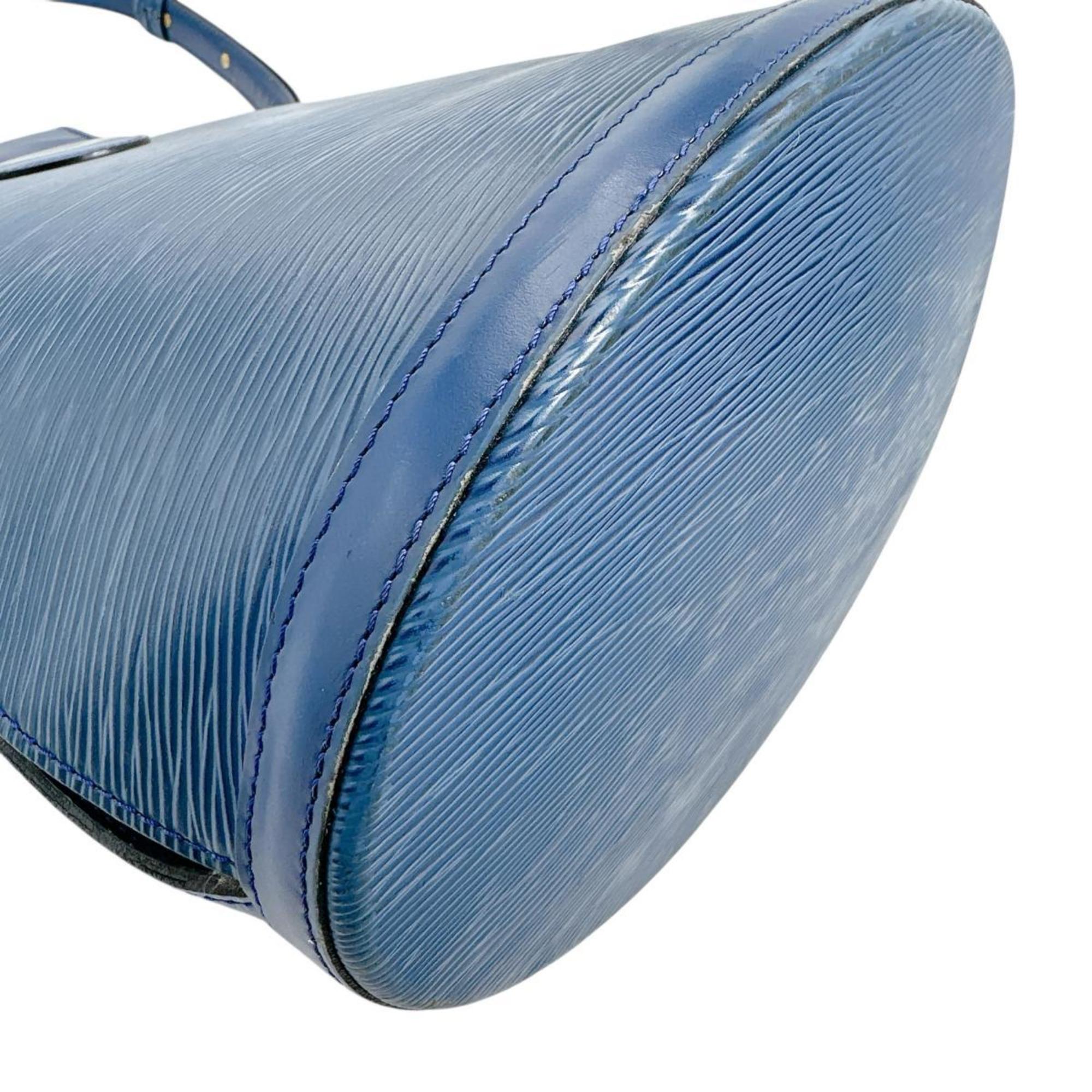 Louis Vuitton Blue Epi Leather Shoulder Bag