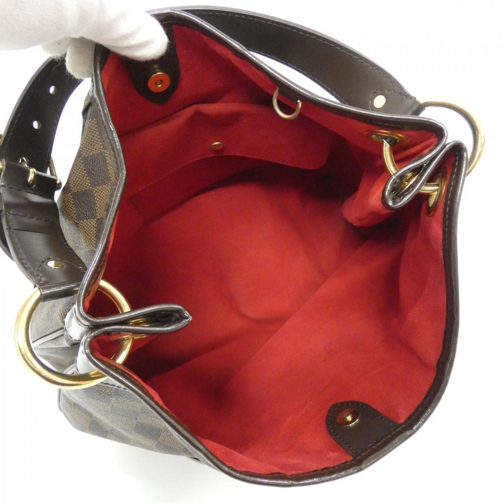 Louis Vuitton Brown Coated Canvas Shoulder Bag