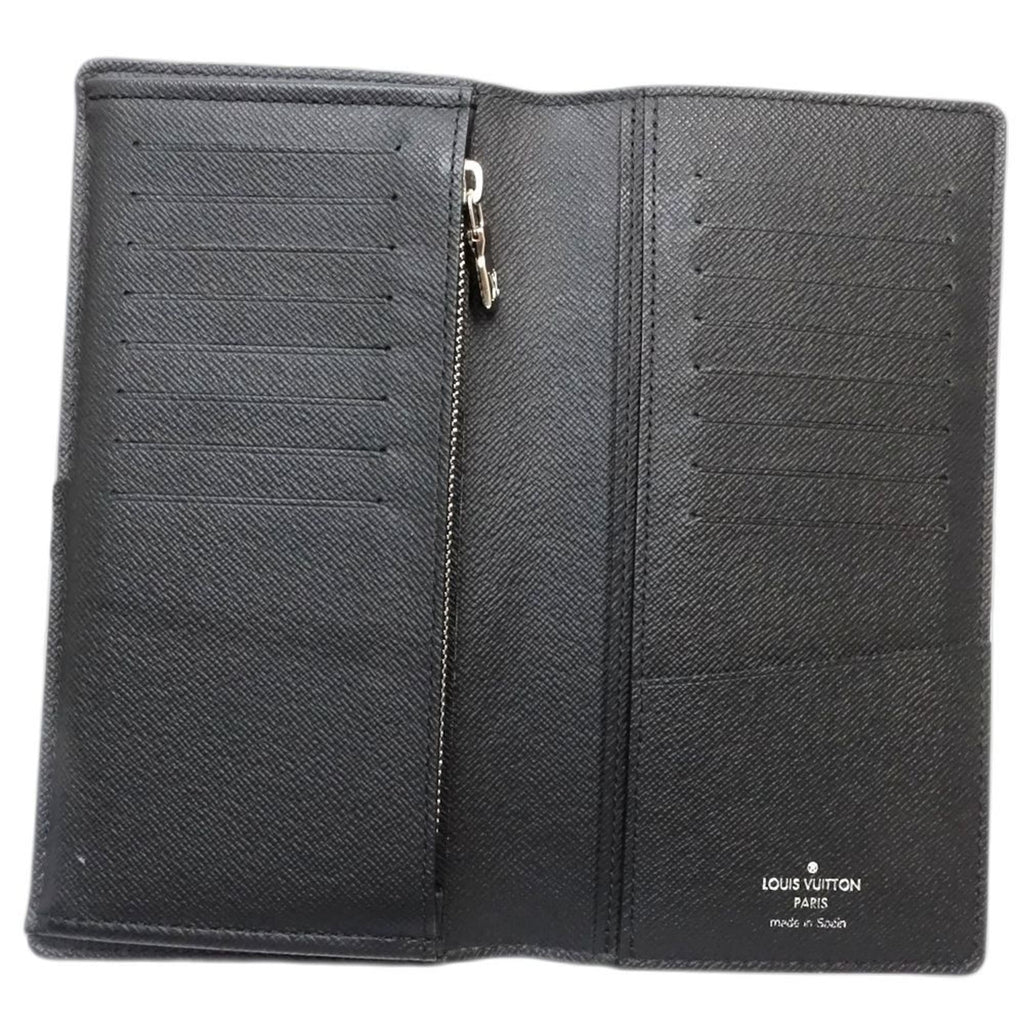Louis Vuitton Black Canvas Long Wallet