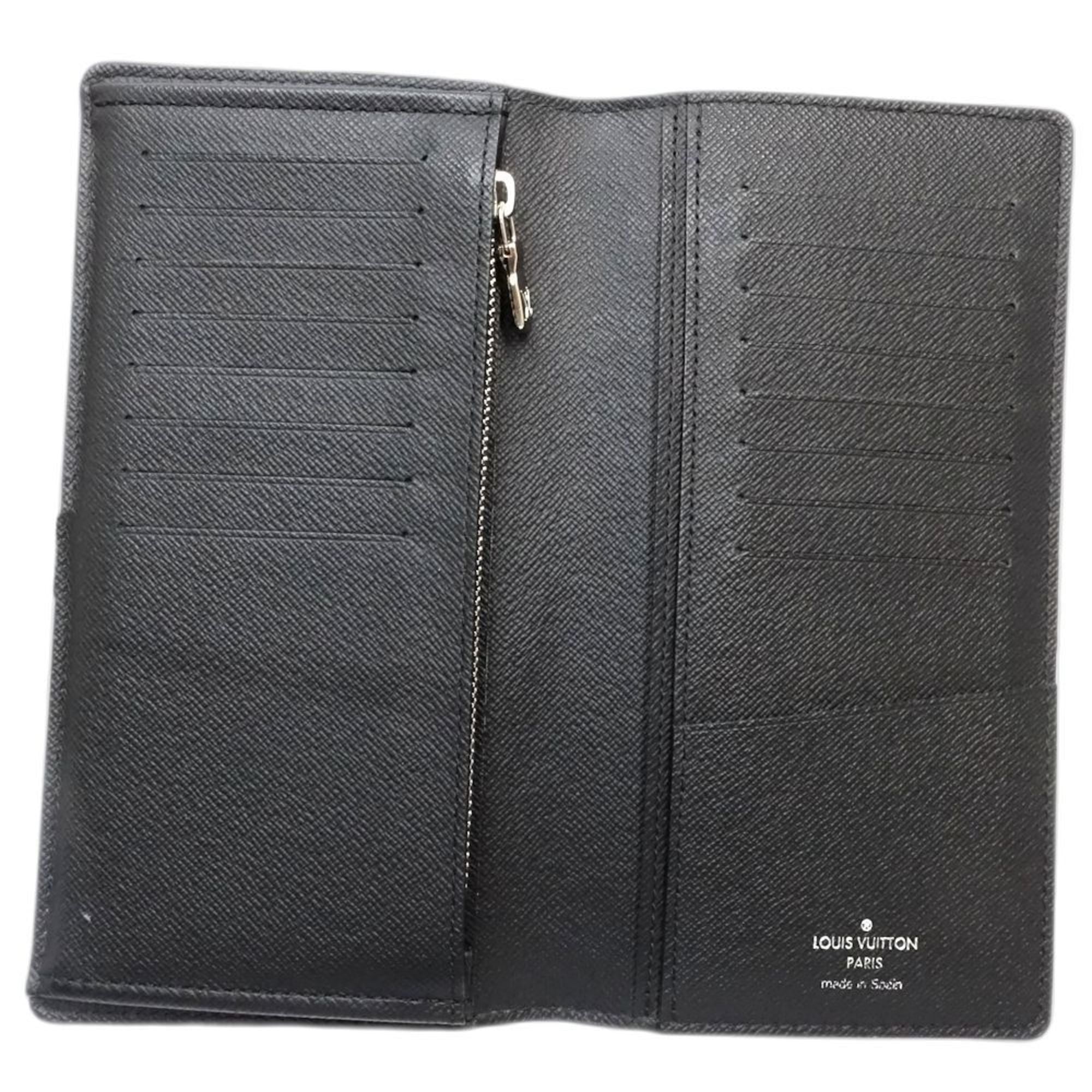 Louis Vuitton Black Canvas Long Wallet