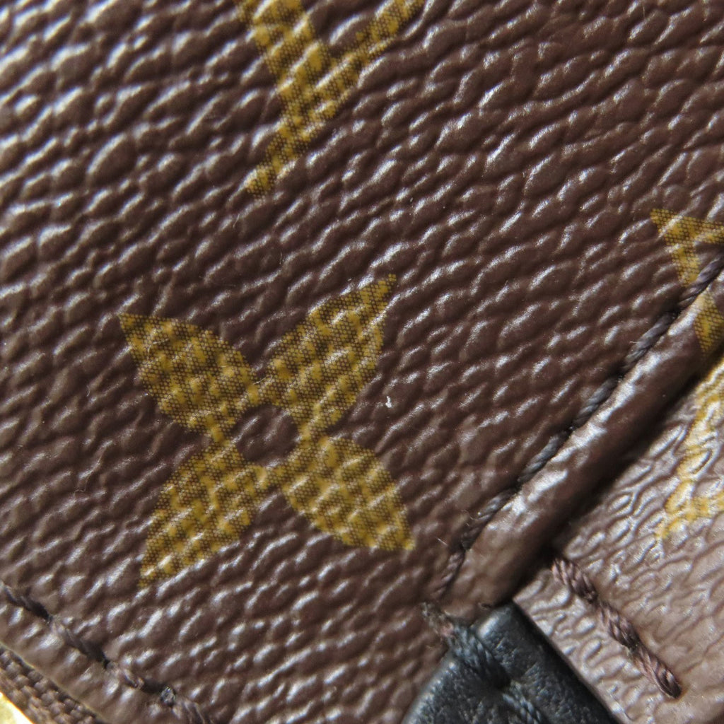 Louis Vuitton Monogram Black Pvc Backpack