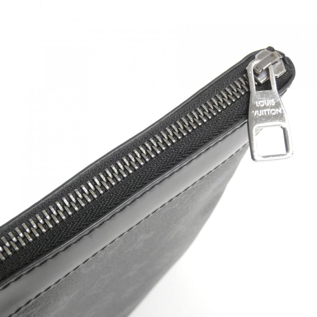 Louis Vuitton Black Coated Canvas Handbag Pochette