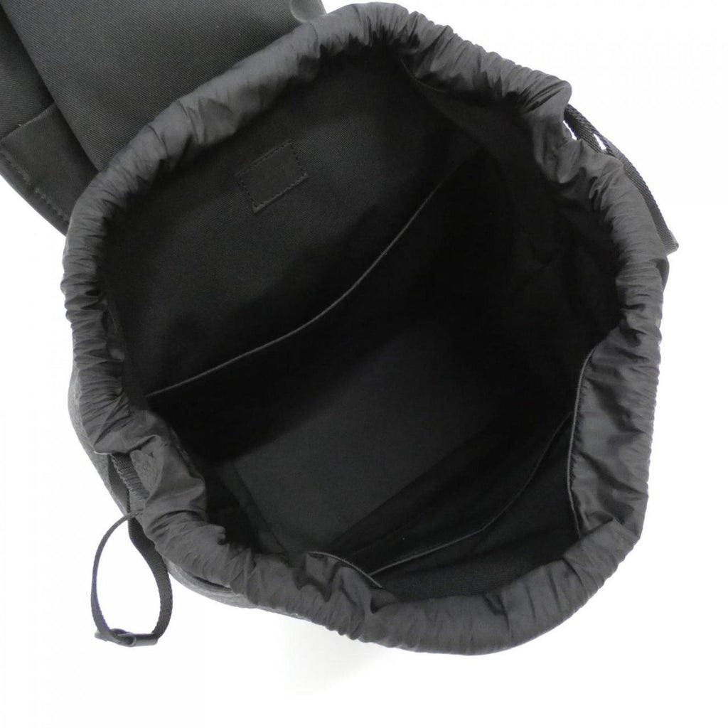 Louis Vuitton Black Leather Backpack
