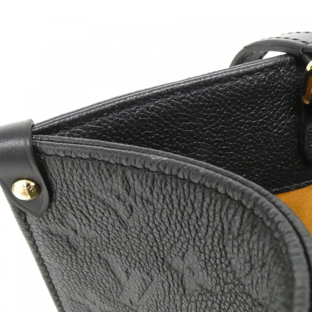 Louis Vuitton Black Leather Handbag