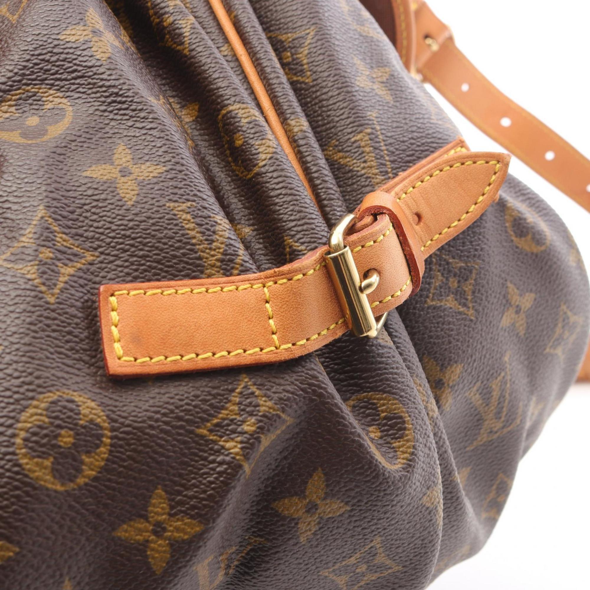 Louis Vuitton Brown Monogram Coated Canvas Pvc Leather Shoulder Bag