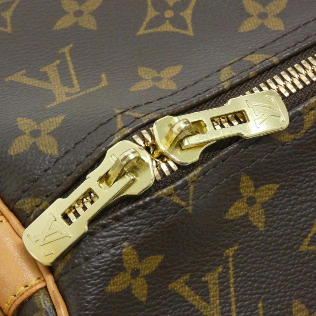 Louis Vuitton Marron Coated Canvas Boston Bag