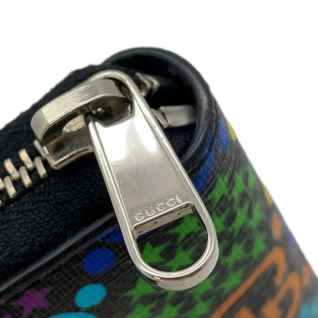 Gucci Black Multi-Color Long Wallet (Bi-Fold) (Pre-Owned)