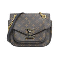 Louis Vuitton Marron Coated Canvas Shoulder Bag