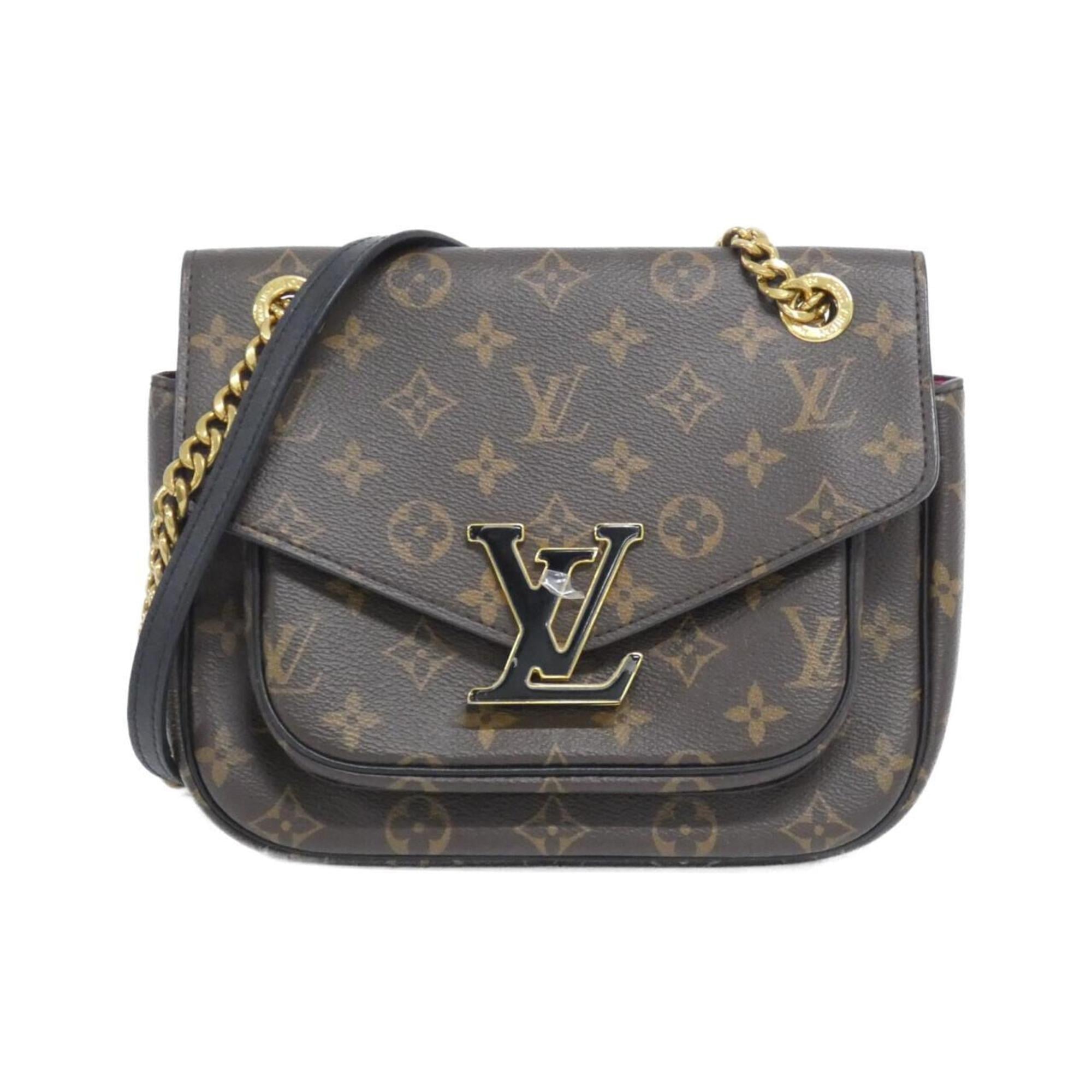 Louis Vuitton Marron Coated Canvas Shoulder Bag