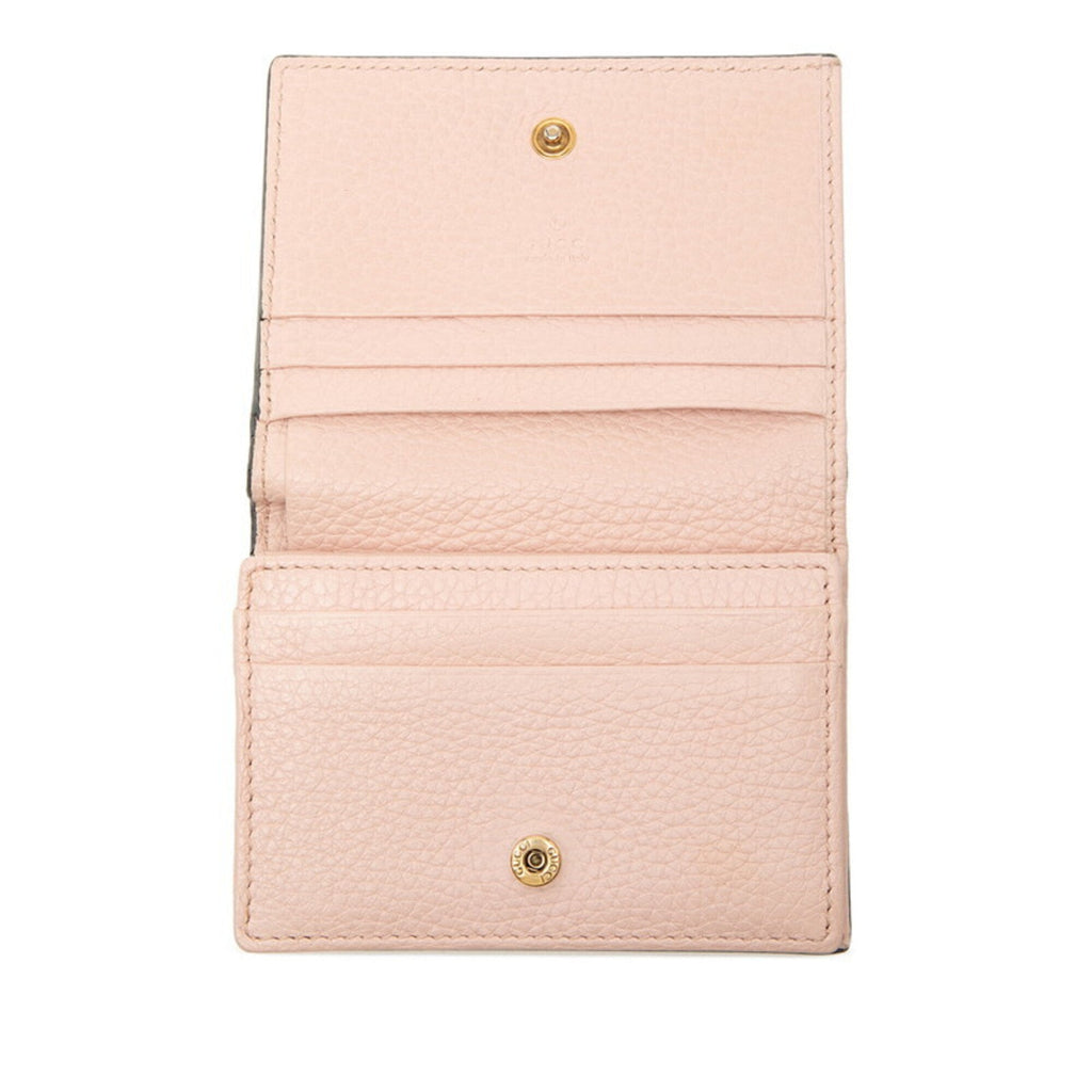Gucci Pink Leather Wallet (Bi-Fold) (Pre-Owned)